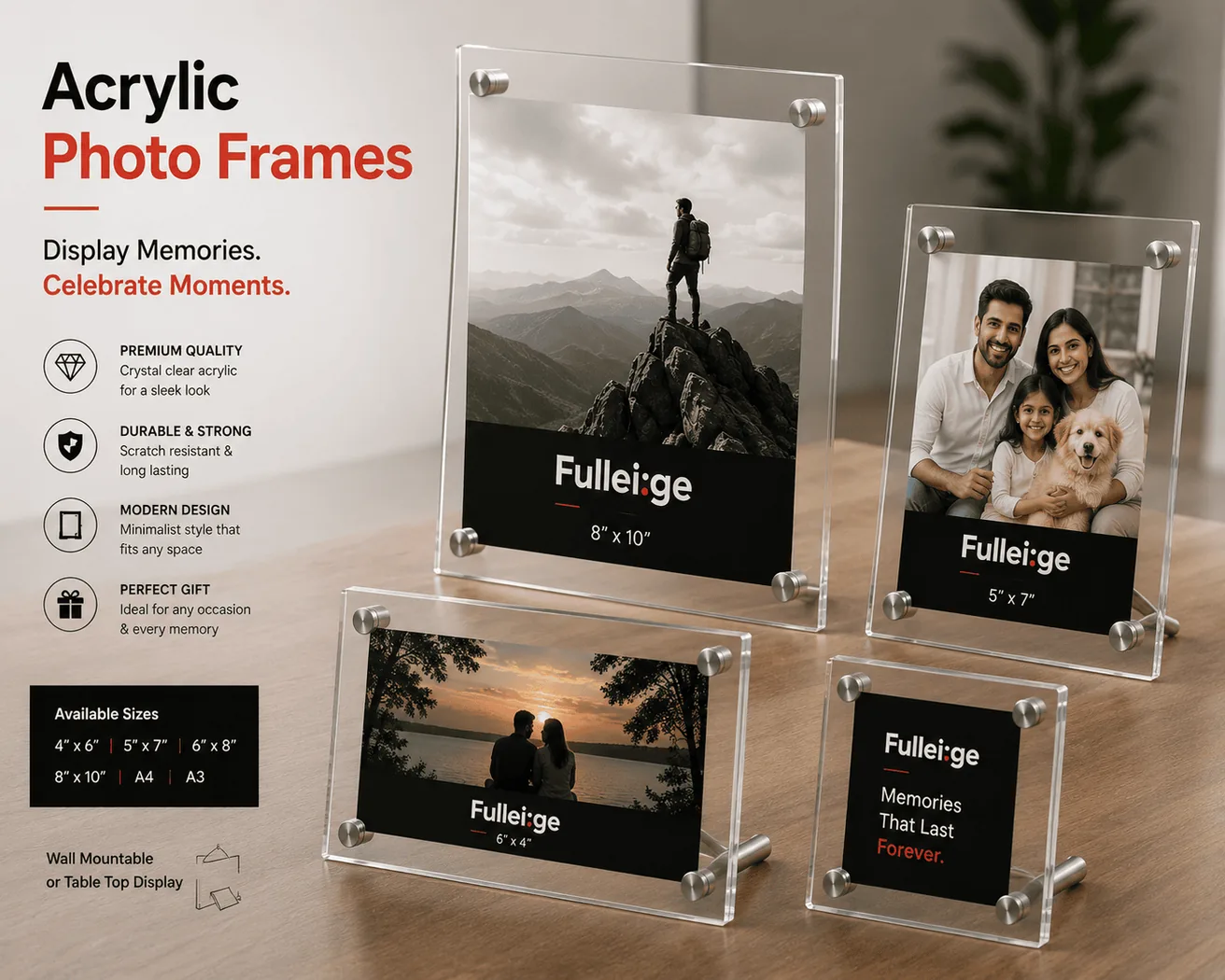 Acrylic Photo Frames
